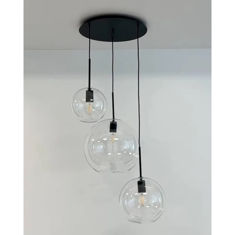 Підвісний світильник, люстра Nowodvorski 7788 Sphere III E27 3x25W IP20 чорний