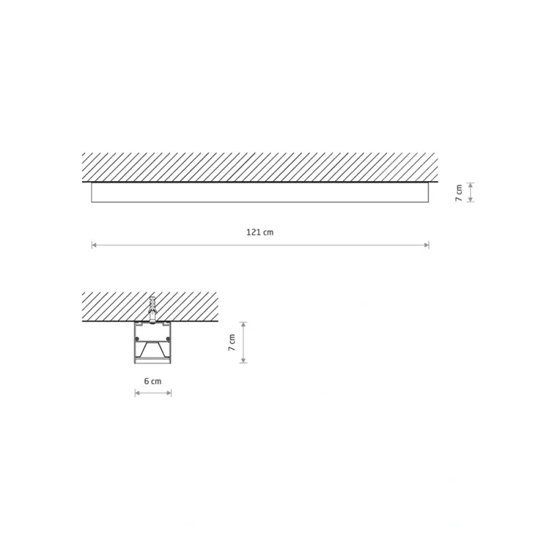 Світильник стельовий Nowodvorski 10208 CL Office Pro LED 1x31W 3000K 3490Lm IP20 чорний