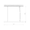 Світильник стельовий Nowodvorski 10213 CL Office Pro LED 1x40W 3000K 4540Lm IP20 чорний