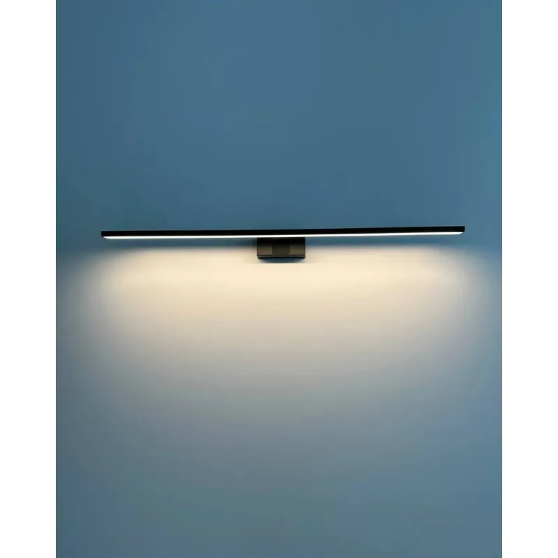 Світильник підсвітка для дзеркала Nowodvorski 10671 Cezanne LED L 1x15W 3000K 1050Lm IP44 чорний