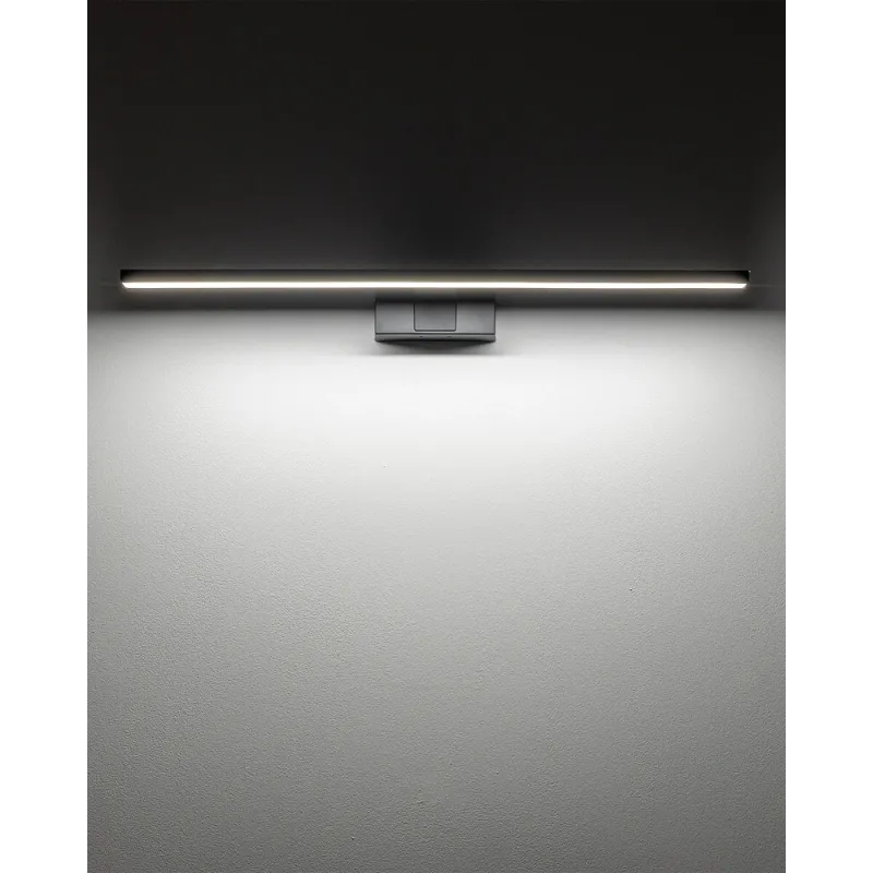 Світильник підсвітка для дзеркала Nowodvorski 10677 Cezanne LED M 1x12W 4000K 900Lm IP44 чорний
