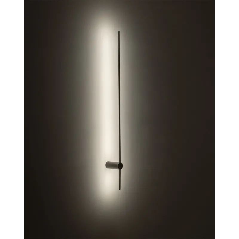 Бра, настінний світильник Nowodvorski 10853 Saber M LED 1x11W 4000K 410Lm IP20 чорний