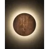 Бра, настінний світильник Nowodvorski 11288 Ring Timber S LED 1x7W 3000K 60Lm IP20 коричневий