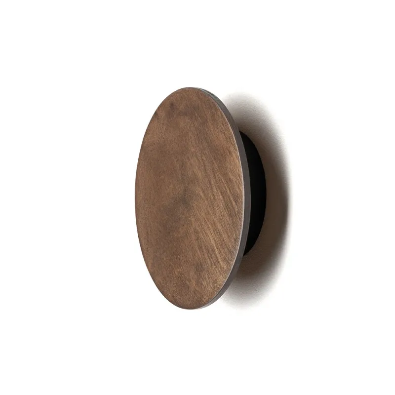 Бра, настінний світильник Nowodvorski 11288 Ring Timber S LED 1x7W 3000K 60Lm IP20 коричневий