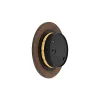 Бра, настінний світильник Nowodvorski 11288 Ring Timber S LED 1x7W 3000K 60Lm IP20 коричневий