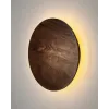 Бра, настінний світильник Nowodvorski 11290 Ring Timber M LED 1x10W 3000K 130Lm IP20 коричневий