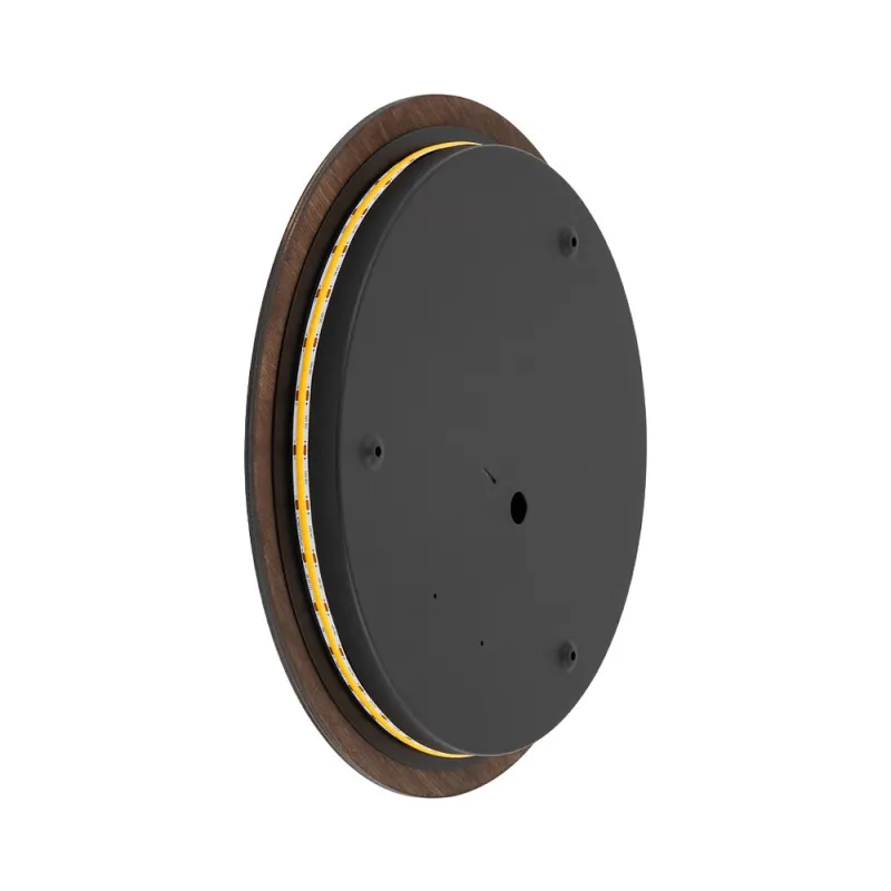 Бра, настінний світильник Nowodvorski 11291 Ring Timber L LED 1x13W 3000K 160Lm IP20 коричневий