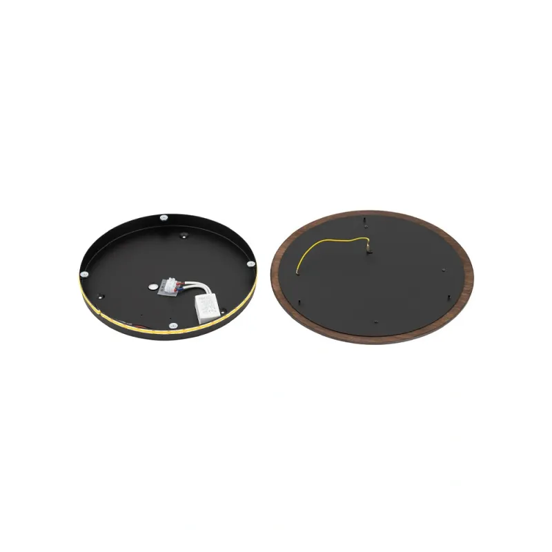 Бра, настінний світильник Nowodvorski 11291 Ring Timber L LED 1x13W 3000K 160Lm IP20 коричневий