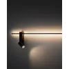 Настінний світильник, бра Nowodvorski 11425 Easy Left LED+GU10 MR11 11+10W 3000K 380Lm IP20 чорний