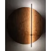 Бра, настінний світильник Nowodvorski 11432 Sunset LED D 1x7W 3000K 65Lm IP20 коричневий