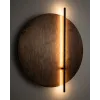 Бра, настінний світильник Nowodvorski 11432 Sunset LED D 1x7W 3000K 65Lm IP20 коричневий