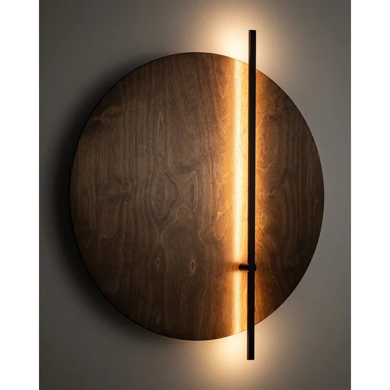 Бра, настінний світильник Nowodvorski 11432 Sunset LED D 1x7W 3000K 65Lm IP20 коричневий