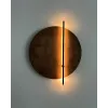 Бра, настінний світильник Nowodvorski 11432 Sunset LED D 1x7W 3000K 65Lm IP20 коричневий