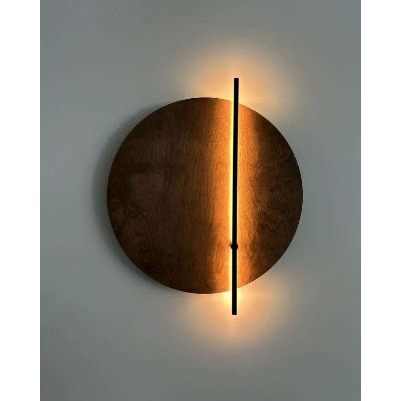 Бра, настінний світильник Nowodvorski 11432 Sunset LED D 1x7W 3000K 65Lm IP20 коричневий