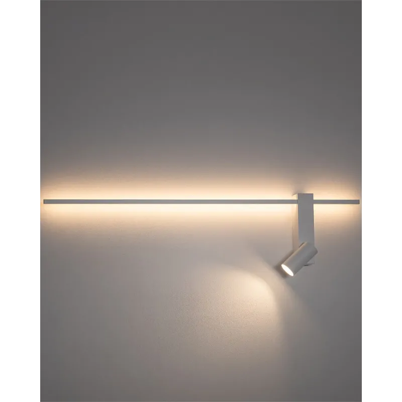 Бра, настінний світильник Nowodvorski 11580 Easy Right LED+GU10 MR11 11W+10W 3000K 450Lm IP20 білий