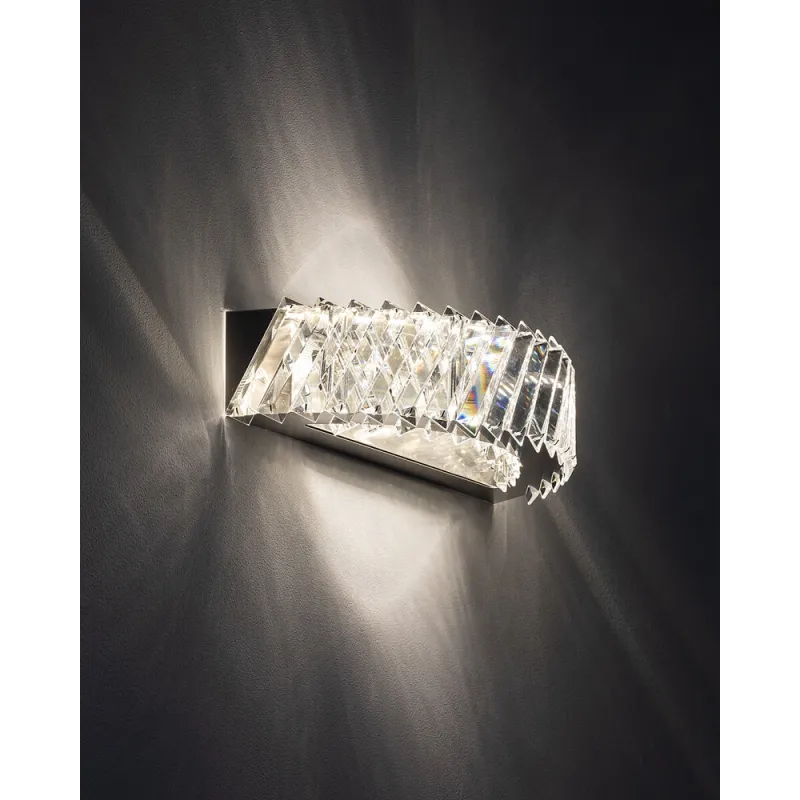 Бра, настінний світильник Nowodvorski 11710 Luxora LED 1x15W 3000K 1000Lm IP20 хром