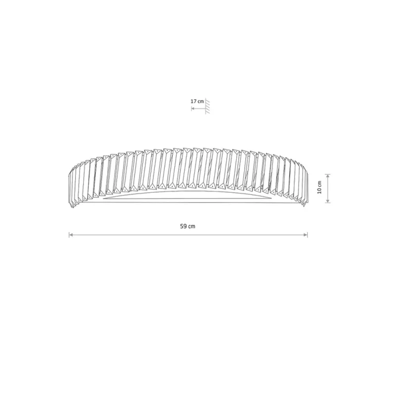 Бра, настінний світильник Nowodvorski 11711 Luxora LED 1x20W 3000K 1400Lm IP20 хром