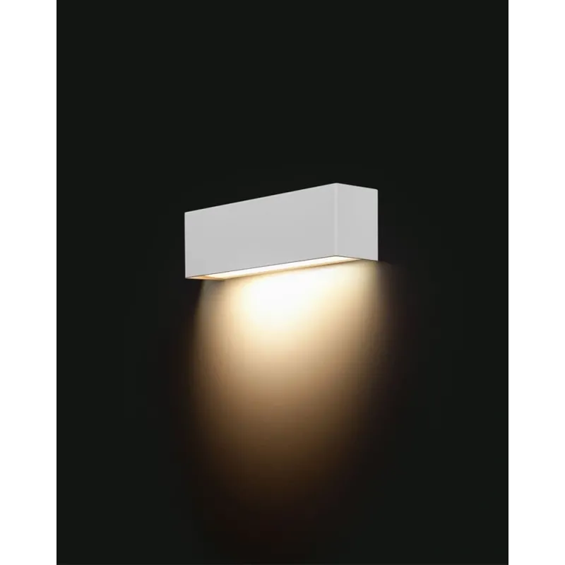 Бра, настінний світильник Nowodvorski 6345 Straight Wall LED E14 1x10W IP20 білий