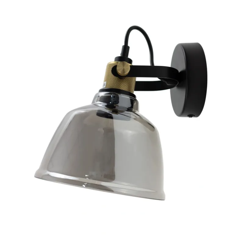 Бра, настінний світильник Nowodvorski 9154 Amalfi E27 1x25W IP20 димчастий