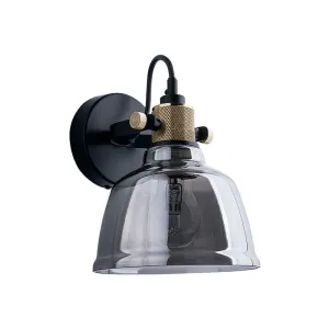 Бра, настінний світильник Nowodvorski 9154 Amalfi E27 1x25W IP20 димчастий
