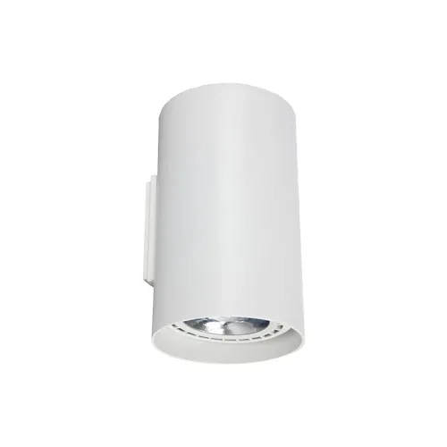 Бра, настінний світильник Nowodvorski 9317 Tube GU10, ES111 2x15W IP20 білий