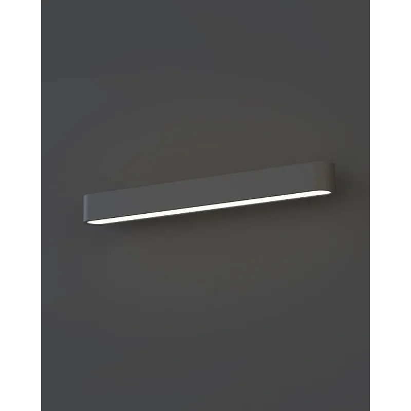 Бра, настінний світильник Nowodvorski 7528 Soft LED T8LED 1x11W 3000K 1700Lm IP20 графітовий