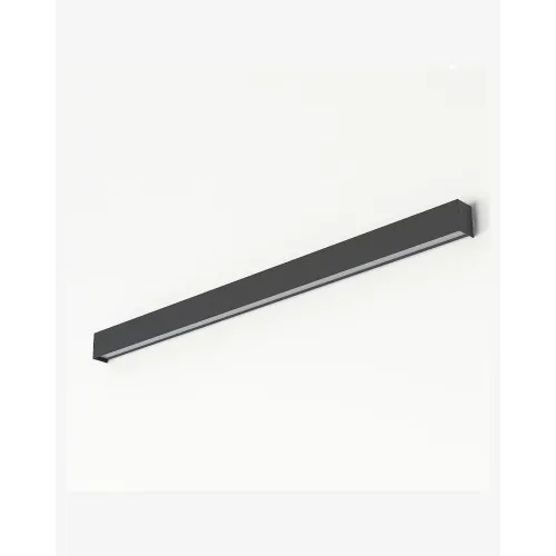 Бра, настінний світильник Nowodvorski 7560 Straight Wall LED T8LED 1x22W 3000K 3200Lm IP20 графітовий