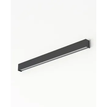 Бра, настінний світильник Nowodvorski 7561 Straight Wall LED T8LED 1x16W 3000K 2300Lm IP20 графітовий