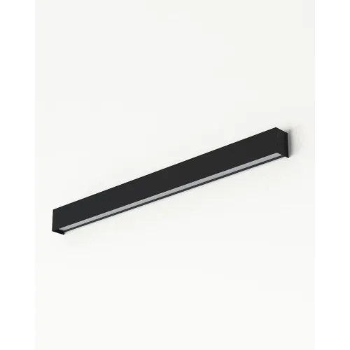 Бра, настінний світильник Nowodvorski 7594 Straight Wall LED T8LED 1x16W 3000K 2300Lm IP20 чорний
