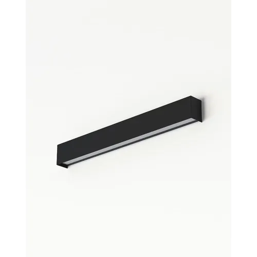 Бра, настінний світильник Nowodvorski 7596 Straight Wall LED T8LED 1x11W 3000K 1700Lm IP20 чорний