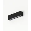 Бра, настінний світильник Nowodvorski 7601 Straight Wall Е14 1x10W IP20 чорний