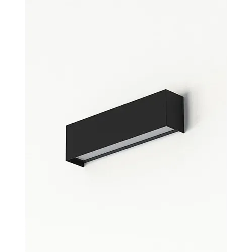 Бра, настінний світильник Nowodvorski 7601 Straight Wall Е14 1x10W IP20 чорний