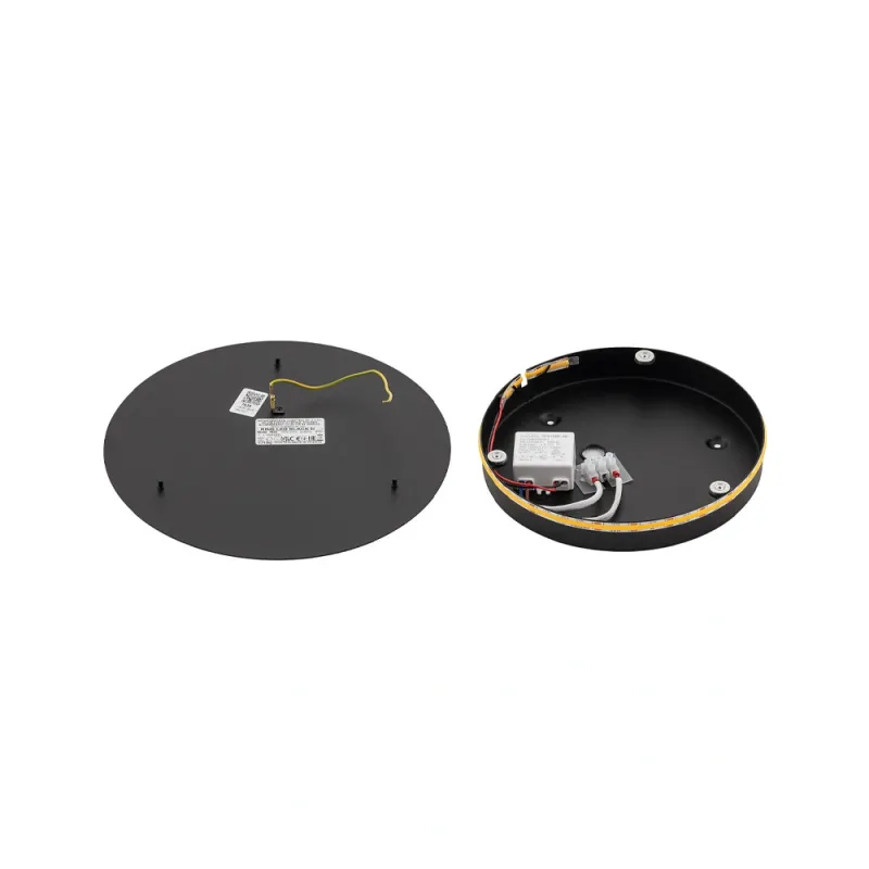 Бра, настінний світильник Nowodvorski 7635 Ring M LED 1x10W 3000K 130Lm IP20 чорний