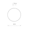 Бра, настінний світильник Nowodvorski 10276 Ring Mirror S LED 1x7W 3000K 30Lm IP20