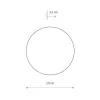 Бра, настінний світильник Nowodvorski 10277 Ring Mirror M LED 1x10W 3000K 60Lm IP20