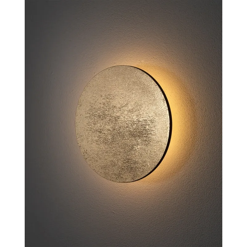 Бра, настінний світильник Nowodvorski 10280 Ring Wood S LED 1x7W 3000K 60Lm IP20 золотий
