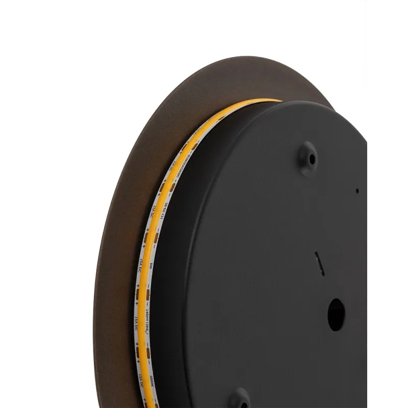 Бра, настінний світильник Nowodvorski 10352 Ring M LED 1x10W 3000K 130Lm IP20 шоколадний