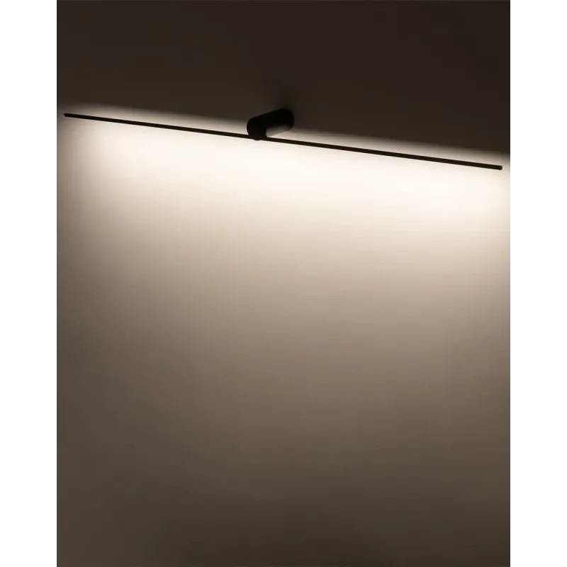 Підсвітка для картин, бра, настінний світильник Nowodvorski 10370 Spin LED M 1x14W 3000K 520Lm IP20 чорний
