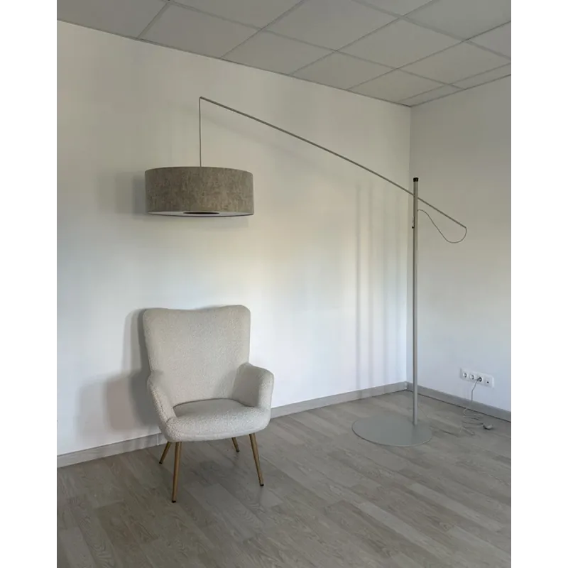 Торшер Nowodvorski 11685 Poise B E27 1x25W IP20 світло-сірий
