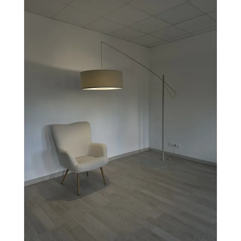Торшер Nowodvorski 11685 Poise B E27 1x25W IP20 світло-сірий