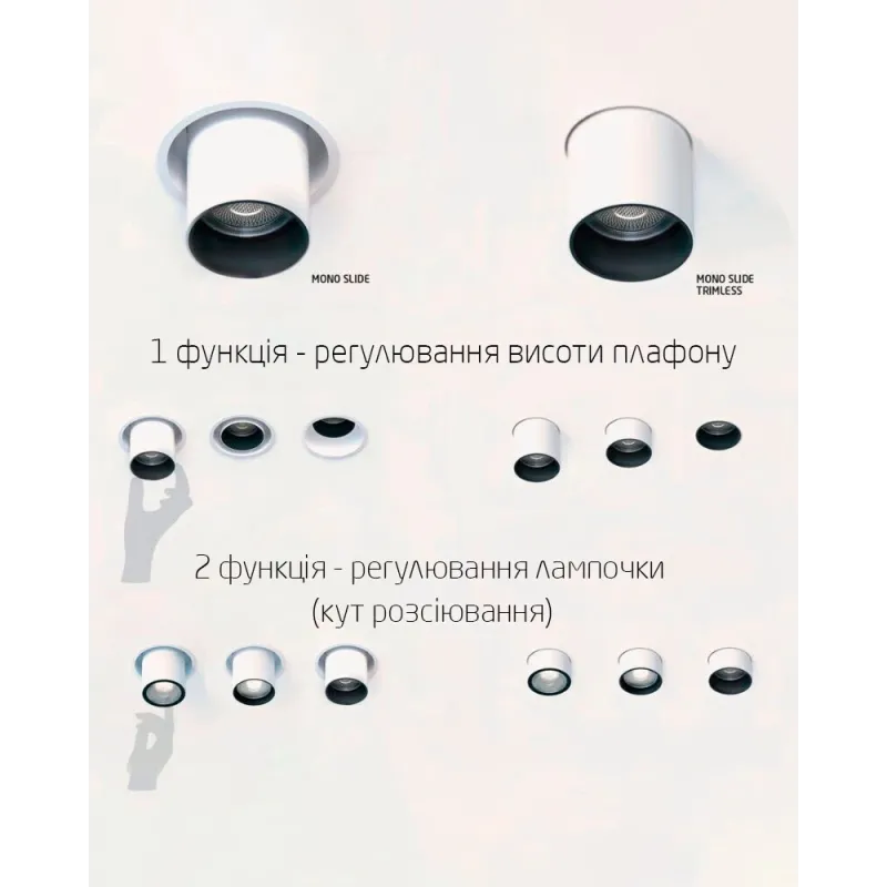 Точковий світильник Nowodvorski 10798 Mono Slide GU10 1x10W IP20 золотий
