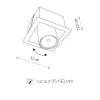 Точковий світильник Nowodvorski 8937 Eye Mod GU10 1x10W IP20 чорний