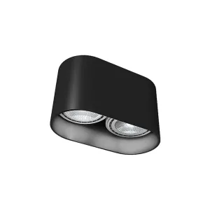 Точковий світильник Nowodvorski 9240 Oval GU10 2x15W IP20 чорний