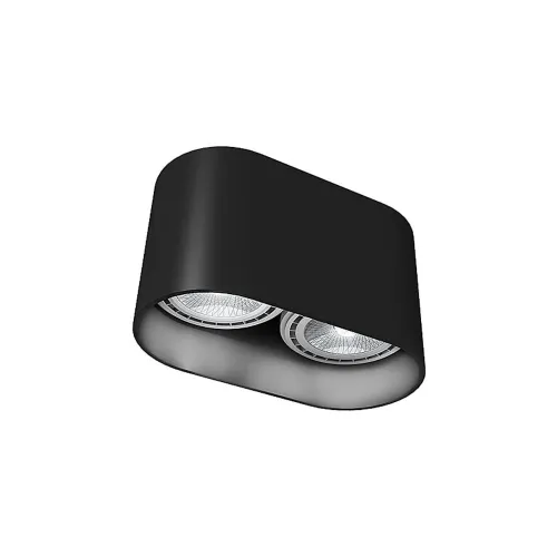 Точковий світильник Nowodvorski 9240 Oval GU10 2x15W IP20 чорний