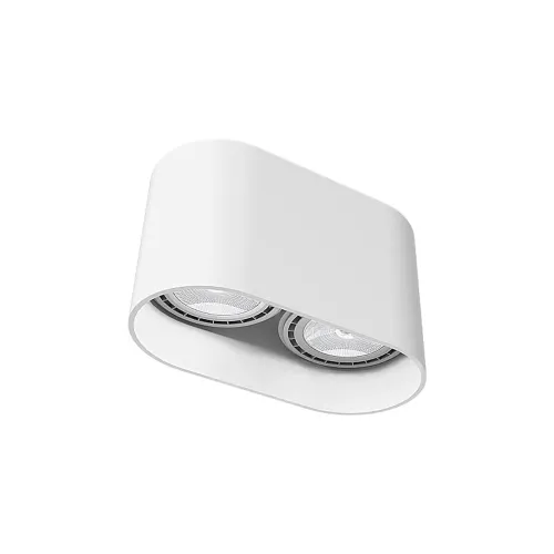 Точковий світильник Nowodvorski 9241 Oval GU10 2x15W IP20 білий