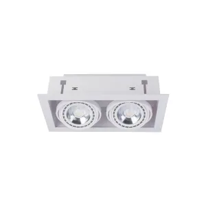 Точковий світильник Nowodvorski 9574 Downlight GU10, ES111 2x15W IP20 білий