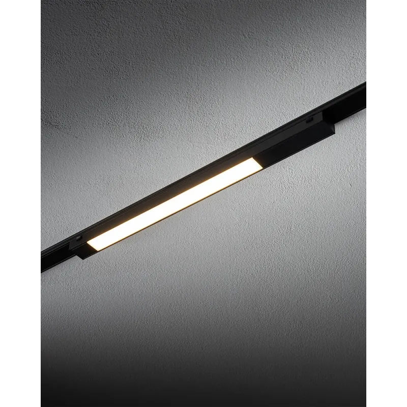 Магнітний трековий світильник Nowodvorski 11333 UT-LVM Line LED 1x12W 4000K 1000Lm IP20 чорний