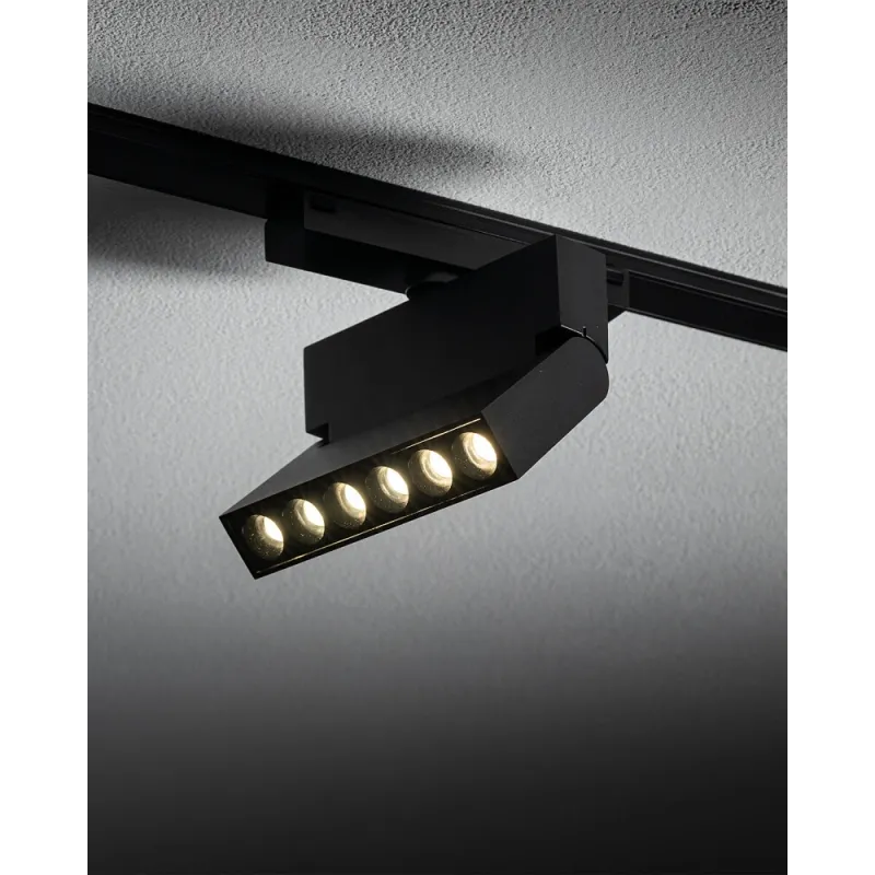 Магнітний трековий світильник Nowodvorski 11337 UT-LVM Focus Out LED 1x6W 4000K 500Lm IP20 чорний
