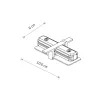 З'єднувач Nowodvorski 8967 Profile Recessed Straight Connector IP20 білий