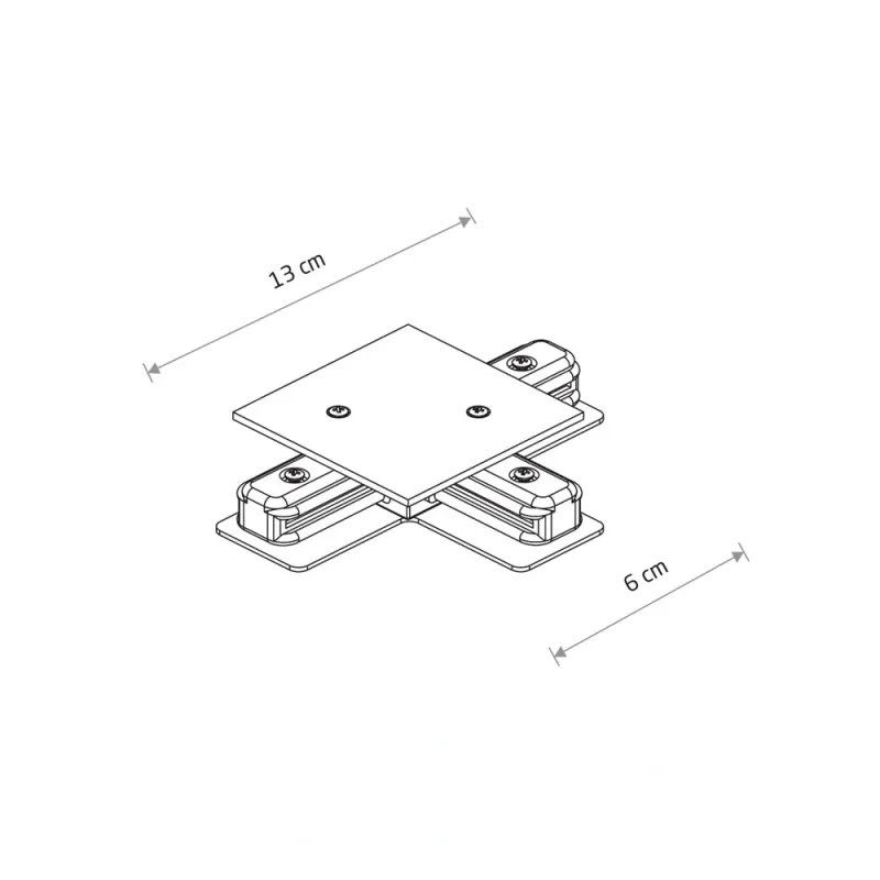 З'єднувач Nowodvorski 8835 Profile Recessed T-connector IP20 чорний